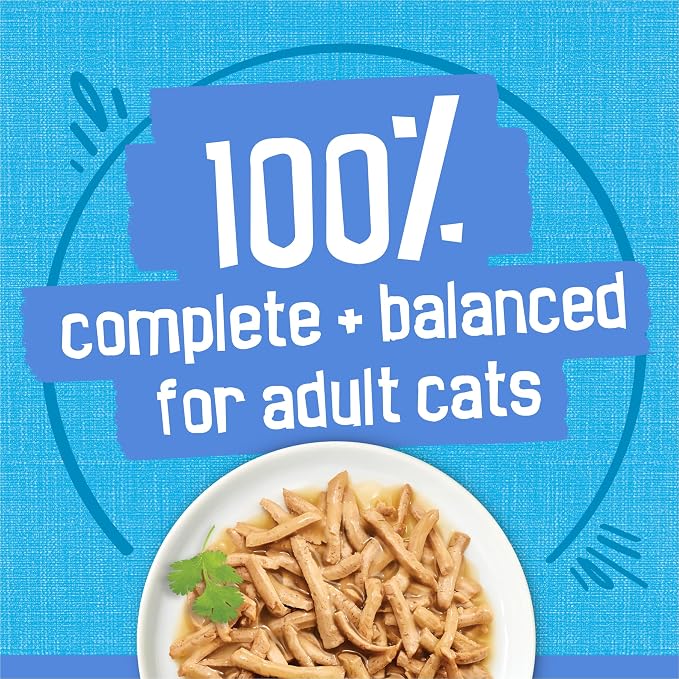 Friskies Purina Shreds with Ocean Whitefish and Tuna in Sauce Wet Cat Food - 5.5 oz. Cans (Pack of 48)