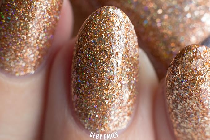 ILNP The Harpist - Copper Holographic Nail Polish