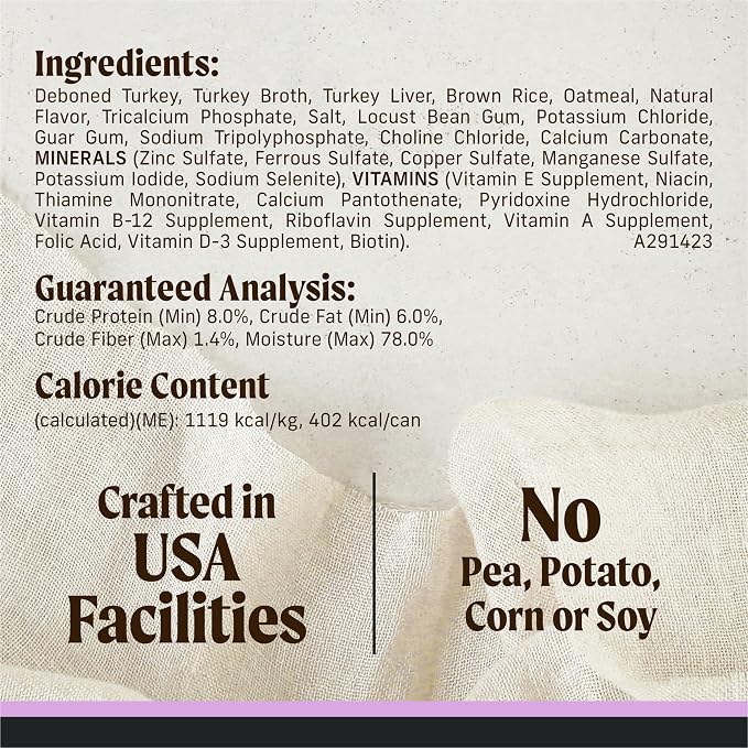 Merrick Limited Ingredient Diet with Healthy Grains Canned Wet Dog Food Turkey & Brown Rice Recipe - 12.7 oz Can