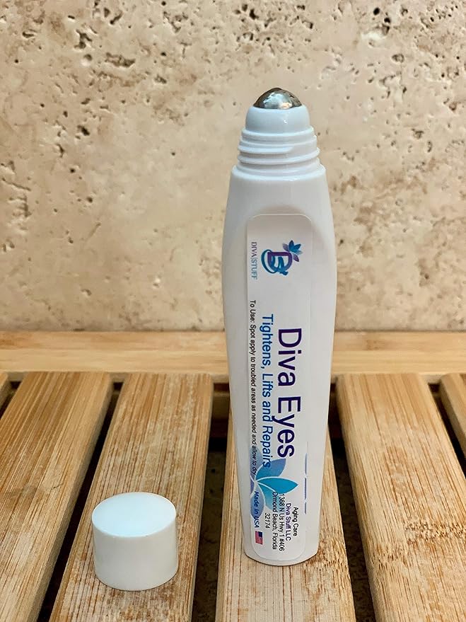 Diva Eyes, Tightens, Lifts& Repairs Areas Around The Eyes, with Cucumber Extract, Hyaluronic Acid, Aloe and Fission Instant Lift By Diva Stuff