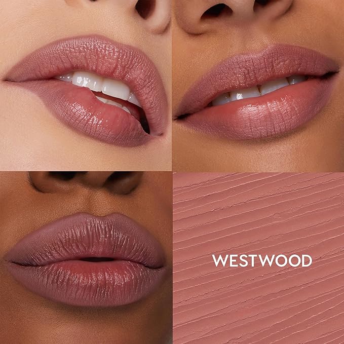 ColourPop So Juicy Plumping Lip Gloss Balm Vacay Mode (0.07 oz) + So Juicy Plumping Lip Liner Westwood (0.01 oz), Peptide & Ceramide Lip Set for Shine, Shape & Hydration