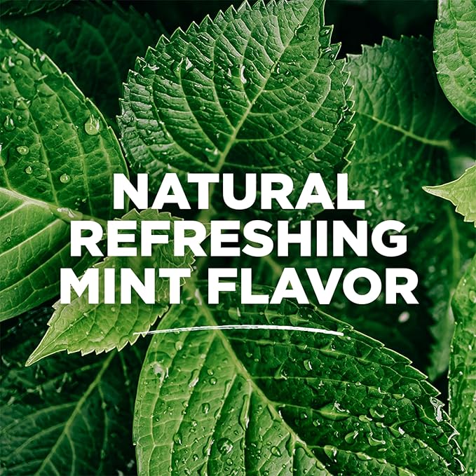 Tom's of Maine Sea Salt Natural Alcohol-Free Mouthwash, Refreshing Mint, 16 Fl Oz (Pack of 3)