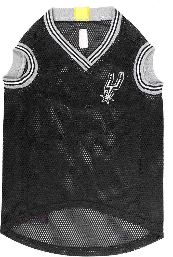 NBA SAN ANTONIO SPURS DOG Jersey, X-Small - Tank Top Basketball Pet Jersey