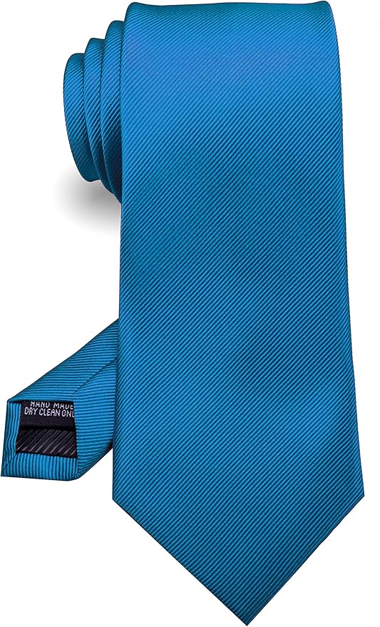 RBOCOTT Solid Color Tie Formal Necktie for Men