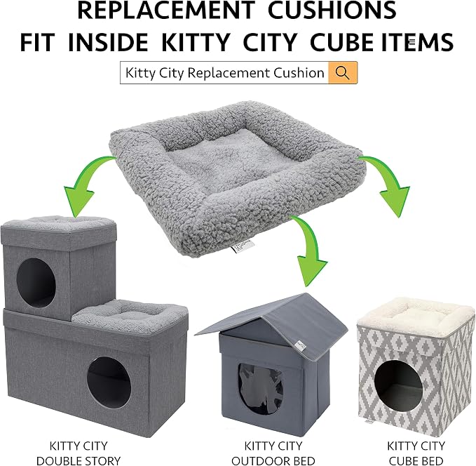 Kitty City Claw Mega Kit 2.0 Furniture, Cat Cushion, Cat Scratch