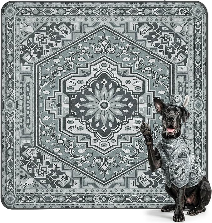 FXW Washable Pee Pads for Dogs, Super Absorbent, 71" Square, 1 Pack | Machine washable, Non-slip backing, Fits 32"/40"/45"H 8-Panel FXW Rollick/Homeplus Playpens