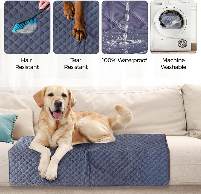 Outdoor Dog Blanket, Dog Blanket for Car, Waterproof Pet Blanket, Dog Bed Blankets, Car Dog Seat Cover, Furniture Protectors, Waterproof Picnic Blanket, Incontinent Bed Protector, 7 Layered
