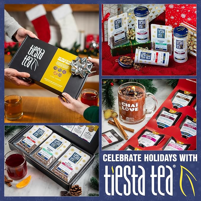 Tiesta Tea - Chunky Watermelon, Loose Leaf, Sweet Watermelon Herbal Tea, Premium Non-Caffeinated Blend, Make Hot or Iced, Brews Up to 25 Cups, 2 Ounce Resealable Pouch