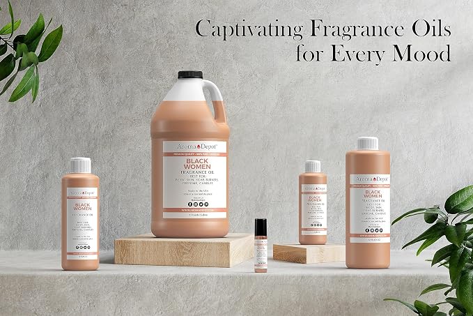 Black Women 8 oz Fragrance Oil I Perfume I Skin Oil I Scented Oil.Bath Bombs, Body Butters, Creams and lotions. Few Drops in The Diffuser, Burners, or Warmers.