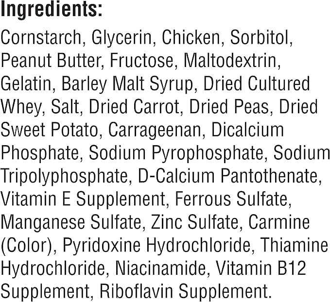 SmartBones Mini Bones Rawhide-Free Dog Treat, Real Peanut Butter, 30 Count | Easy To Digest Chew, No Artificial Preservatives or Flavors, Vitamin & Mineral Enriched, Maintains Healthy Teeth, Small Dogs
