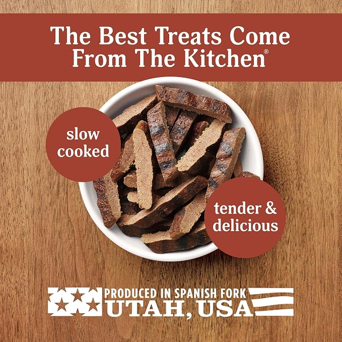 Milo's Kitchen Steak Grillers Recipe Dog Treats, 18 Oz. Bag (Pack of 4)