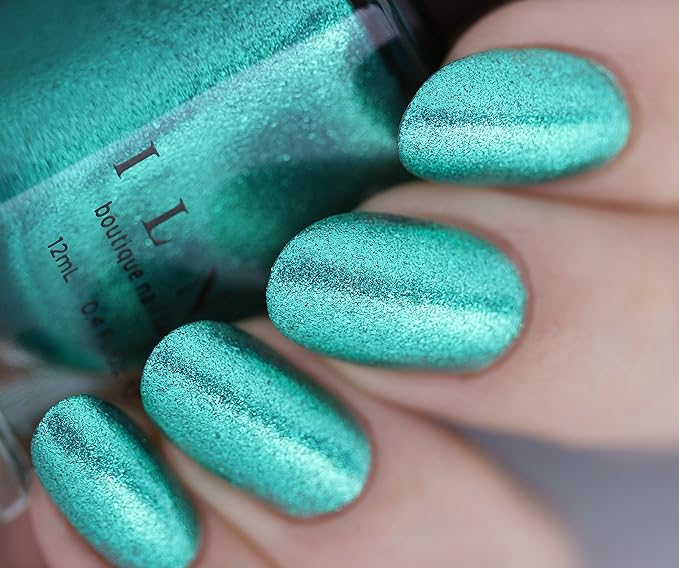 ILNP Funhouse - Carribean Green Ultra Metallic Bright Nail Polish