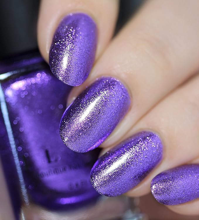 ILNP Hi-Fi - Bright Purple Ultra Metallic Bright Nail Polish