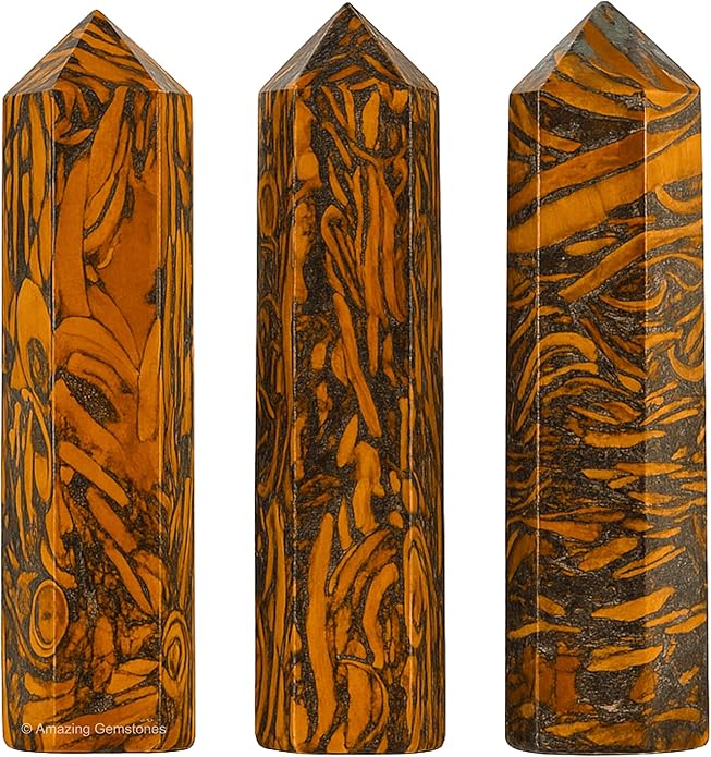 Amazing Gemstone Crystal Points Bulk Healing Crystals & Stones - Premium Single Terminated Healing Wand Point Bulk Crystals for Crafts, Crystal Grid, DIY Work