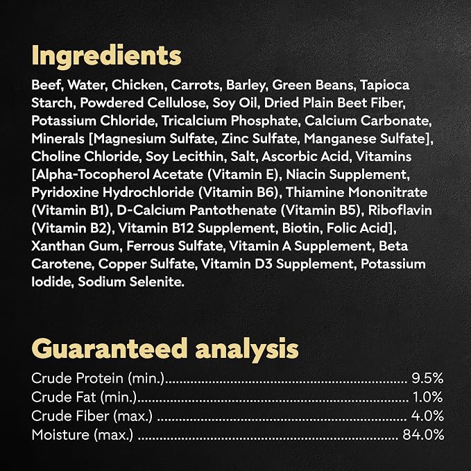 Cesar Wholesome Bowls Wet Dog Food, Beef & Green Beans, 3 oz, 10 Count | Real chicken #1 ingredient, 11 key ingredients or less, no by-products or artificial flavors, serve solo or with dry food