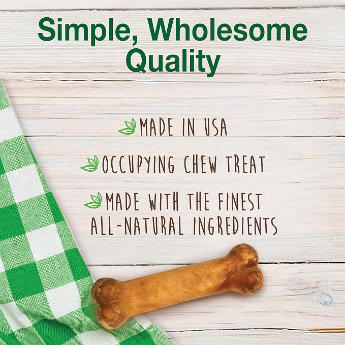 Nylabone Healthy Edibles Natural Puppy Chews Long Lasting Treats for Puppies,Turkey & Sweet Potato Flavor,X-Small/Petite,16 Count (Pack of 2)