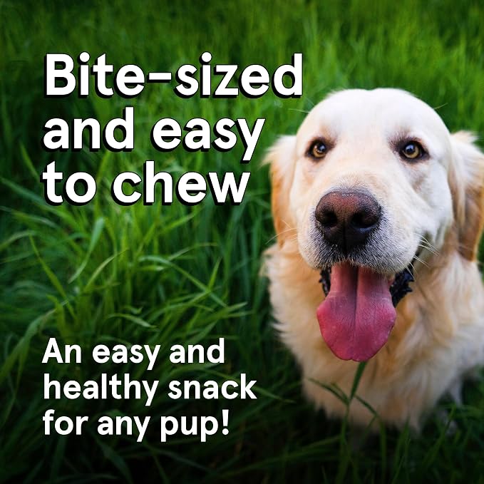 Real Meat Dog Treats - 12oz Bag of Bite-Sized Air-Dried Lamb & Venison Jerky for Dogs - Grain-Free Jerky Dog Treats With 95% Quality, Free-Range, Grass Fed Lamb & Venison - All-Natural Dog Treats