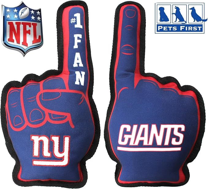 Pets First NFL Unisex NFL #1 Fan Dog Toy