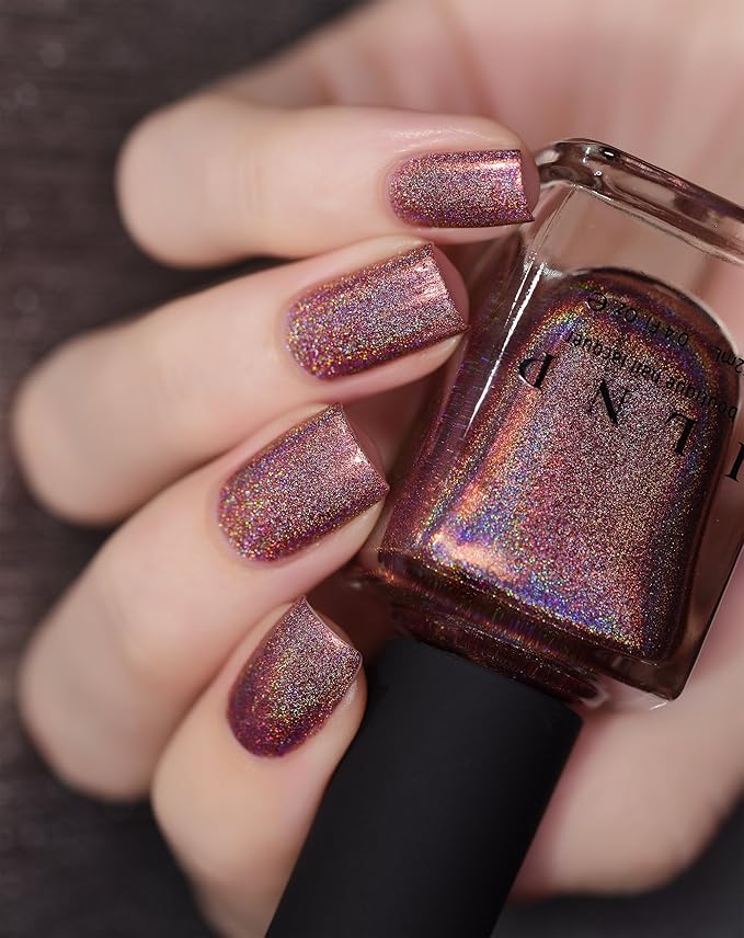 ILNP Dinner Party - Alluring Marsala Ultra Holographic Nail Polish