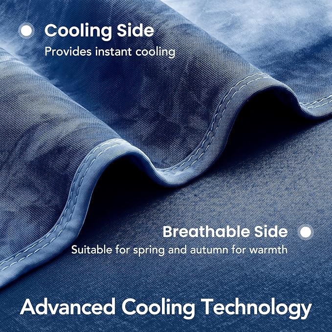 Cooling Blanket Twin 60"x80" for Hot Sleepers | Cold Summer Soft Blanket for Bed Couch and Travel Absorbs Heat Q-Max>0.35 Cool Lightweight Throw for Night Sweats Menopause
