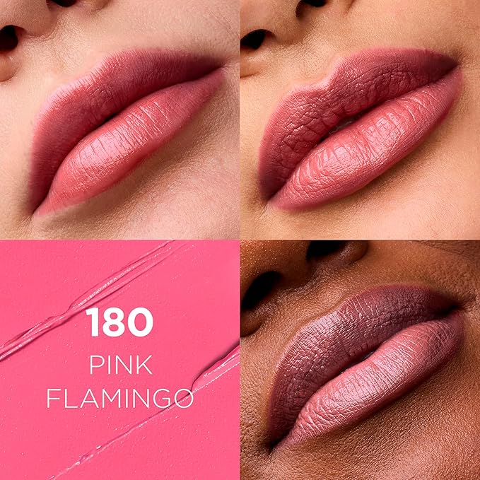 L'Oreal Paris Colour Riche Original Creamy, Hydrating Satin Lipstick with Argan Oil and Vitamin E, Pink Flamingo , 1 Count