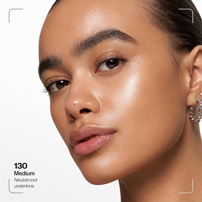 Revlon PhotoReady Lift & Fill Skin Tint, Sheer Glowy Coverage, Lightweight & Hydrating, 130, 1 fl oz