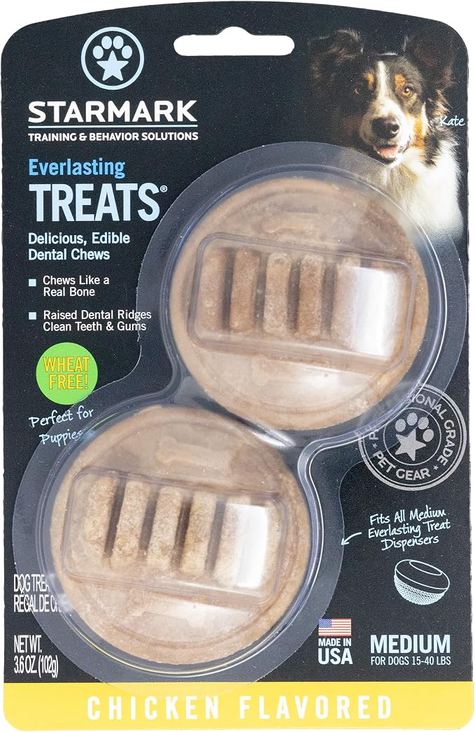 Starmark Everlasting Treat Medium Chicken USA 3.6 Oz (Pack of 3)