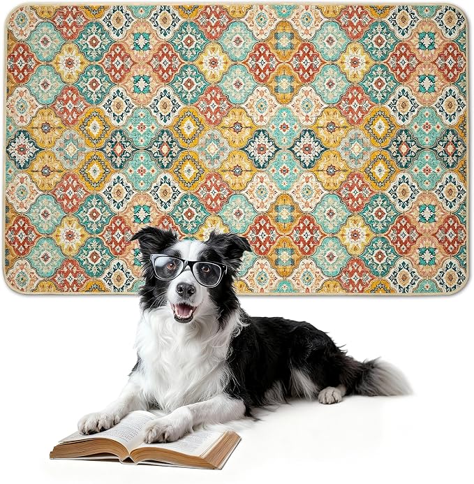FXW Washable Pee Pads for Dogs, Super Absorbent, 39" x 63", 1 Pack | Machine washable, Non-slip backing, Fits 24"H 6-Panel FXW Rollick/Homeplus Playpens