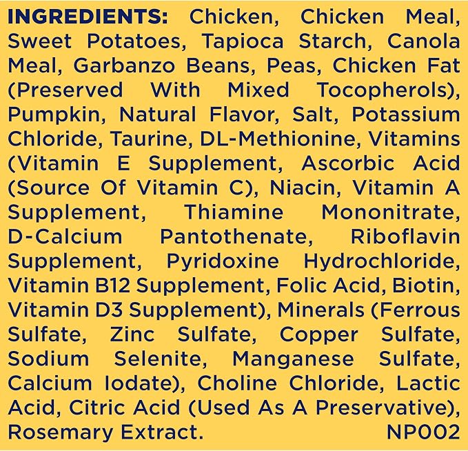 Nature's Recipe Grain Free Dog Food, Chicken | Small Breed | Sweet Potato & Pumpkin | 4 lb Bag | Pack of 2