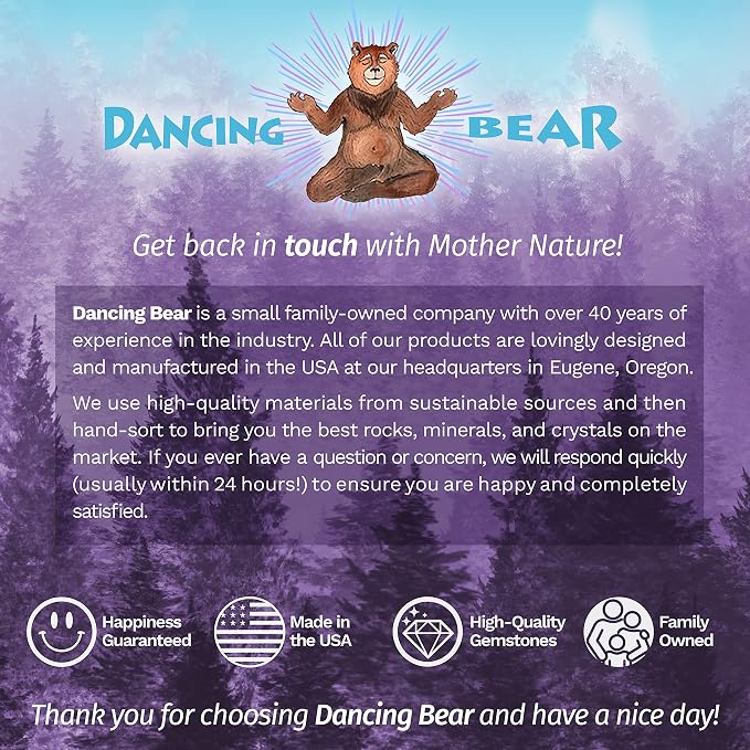 DANCING BEAR Leo Zodiac Healing Crystals Gift Set (14 Pc): 9 Stones, 18K Gold-Plated Constellation Necklace, Meteorite, Succulent Candle, Palo Santo Smudge Stick, and Info Guide, Made in The USA
