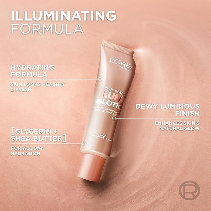 L’Oréal Paris True Match Lumi Glotion Light and Fair Bundle, Highlighter and Bronzer For Radiant Glow, Pack of 2