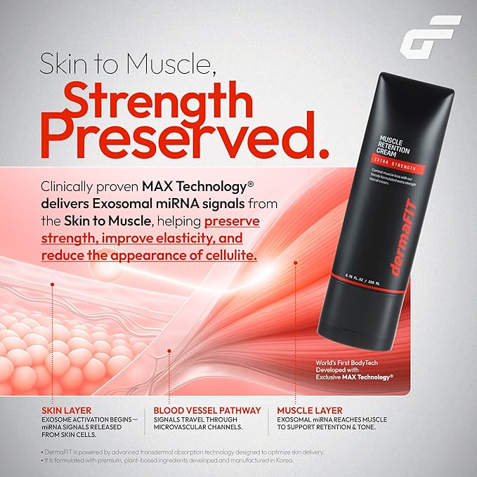 Extra Strength Muscle Maintenance Cream, Post Workout Recovery & Strength, Double-Enhanced Effect of Muscle Loss Prevention, 200ml, No Artificial Fragrance Topical Analgesic for Muscle