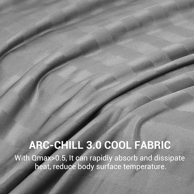 Elegear Cooling Blanket Twin for Hot Sleepers, One-Way Moisture Flow | Arc-Chill® 3.0 Q-Max>0.5 Cooling Fabric with One-way Moisture Flow Helps Keep Skin Cool & Dry & Breathable, No Sticky Feeling
