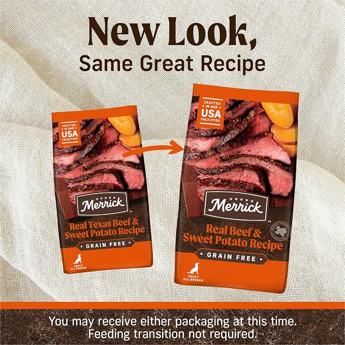 Merrick Premium Grain Free Dry Adult Dog Food, 22 lb Bag