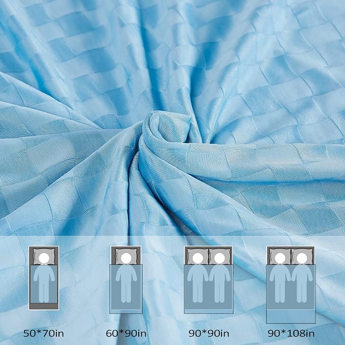 Cooling Blanket, Summer Cooling Blankets for Hot Sleepers, Arc-Chill Q-Max>0.5 Cool Fiber, Oeko-TEX 100% Certified, Soft, Breathable, Double-Side Bed Throw,Keep Cool for Adults Kids 90"x108"