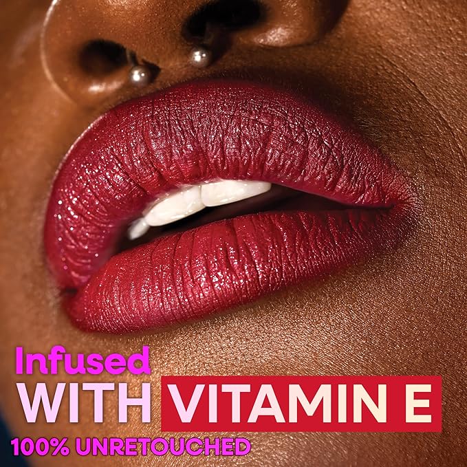 wet n wild Mega Glitter Shimmer Liquid Lipstick, Matte-to-Glitter Finish, Lightweight Formula, Comfortable Wear, Vitamin E-Infused for Nourished Lips, Vegan & Cruelty-Free - New Soulmate