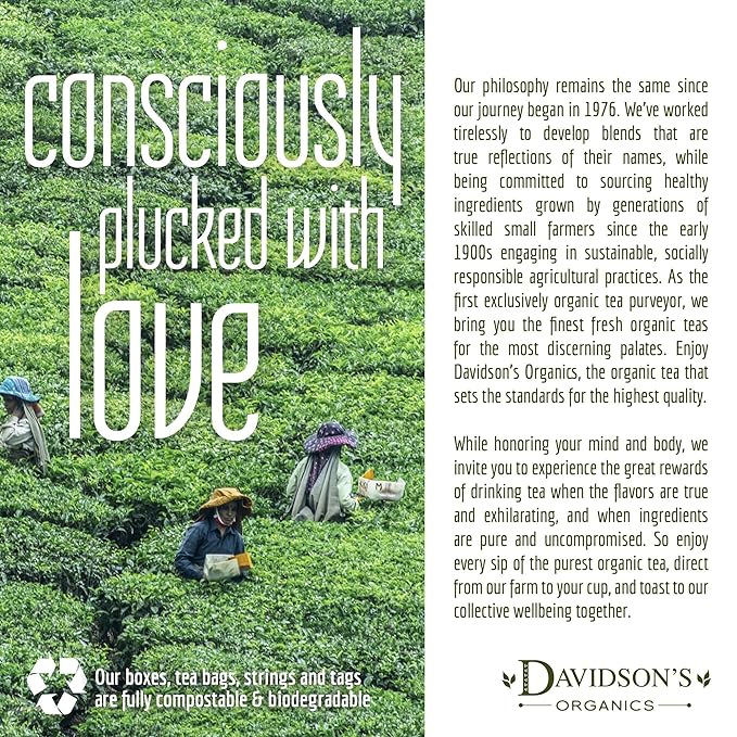 Davidson's Organics, Keemun Congou, Loose Leaf Tea, 16-Ounce Bag
