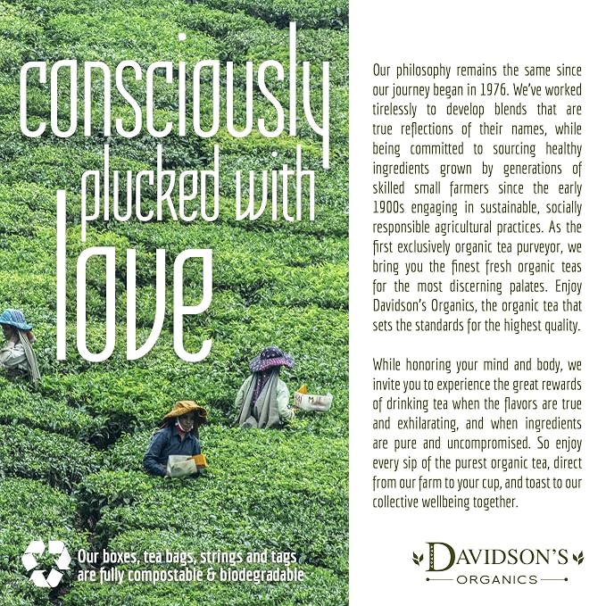 Davidson's Tea Bulk, Red And Green, 16-Ounce Bag