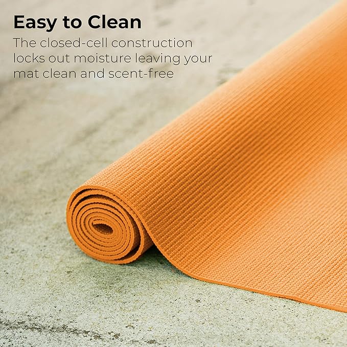 10-Pack Yoga Mat, 68" x 24" Non Slip Exercise Mat, 4mm Thick Gym Mat for Fitness and Stretching, Bulk Non Toxic Yoga Mats for Schools and Studios