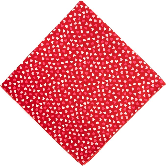 THE WORTHY DOG Icons Classic Tie-On Bandana for Dogs & Cats, Cupid