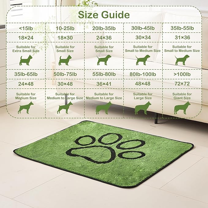 Reusable Dog Pee Pads, Washable Puppy Pads, Leak-Proof 30"x34" 2 Pack | Super Absorbent And Non-Slip Potty Training Pads, Soft Paw Print Plush Design, Ideal For Crates, Couch, Car Seats & Pet Beds