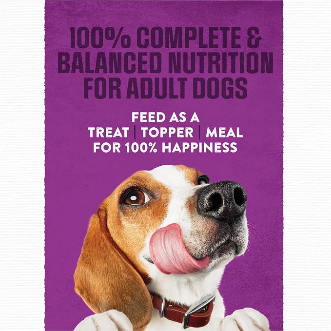 Purina Moist & Meaty Soft Dog Food Pouches, 36 ct | Chopped Burger Flavor adult dog food, made with real beef, individual pouches, no-mess meal or tasty treat