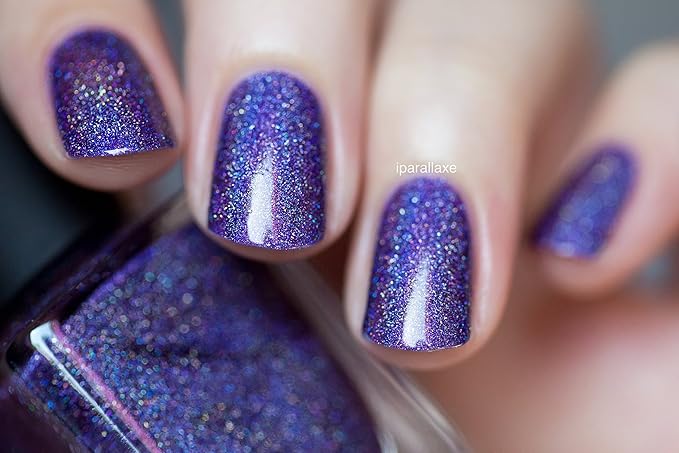 ILNP Walking Home - Juicy Grape Purple Holographic Nail Polish