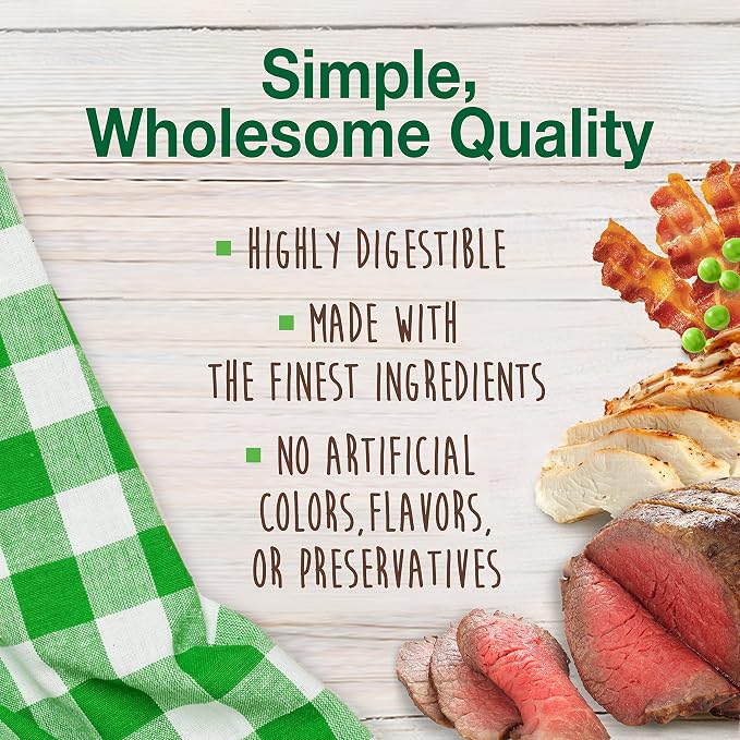 Nylabone Healthy Edibles Dog Treats Variety Pack, X-Small, 3 Count | Roast beef, chicken, & bacon flavor, natural dog chews, USA made, long lasting chews for small dogs up to 15 lbs