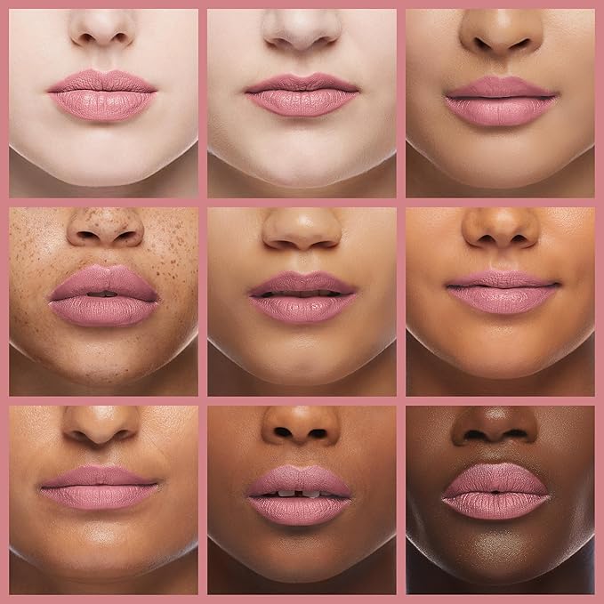 Matte Nude Lipstick Velvet Lip Gloss Non-Fading Non-Sticky Cup Nude Lipstick Matte Lip Stain Long Lasting Waterproof Lipstick for Women Girls Daily Lip Makeup-601 Nude Pink