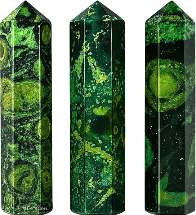 Amazing Gemstone Crystal Points Bulk Healing Crystals & Stones - Premium Single Terminated Healing Wand Point Bulk Crystals for Crafts, Crystal Grid, DIY Work