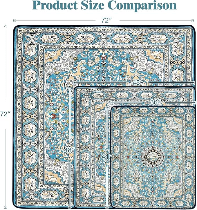Washable Pee Pads for Dogs, Reusable Puppy Pads 72"x 72" Extra Large | Leak-Proof, Super Absorbent Potty Training Pads With Non-Slip Backing For Crates, Floor, Playpen, Whelping & Furniture