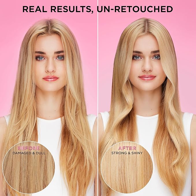 L'Oreal Paris Sulfate Free Bond Repair+ Shampoo,Hair Shampoo with Amino Acid Complex,Strengthens and Repairs Damaged or Color Treated Hair,EverPure,23 Fl Oz (Packaging May Vary),(Pack of 2)