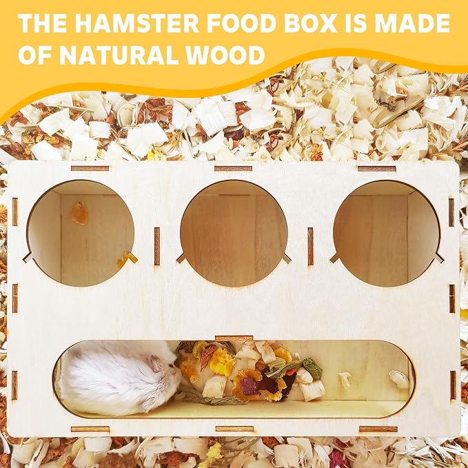 Big+Spring+Sales,Hamsters Foraging Toys, Small Animals Hide Treats Foraging Puzzle Toys,Wooden Foraging Game Interactive Enrichment Toy for Hamsters,Chinchillas,Rats and Gerbils