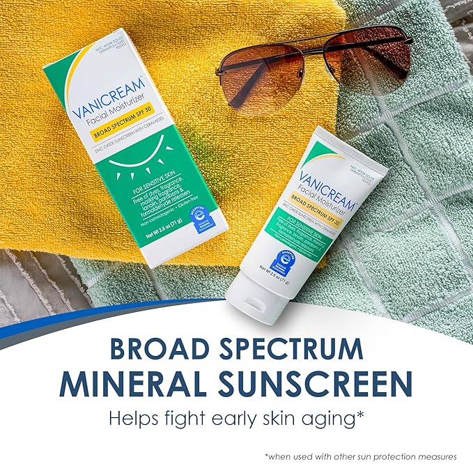 Vanicream Facial Moisturizer Broad Spectrum SPF 30; 2.5 Fl. Oz.